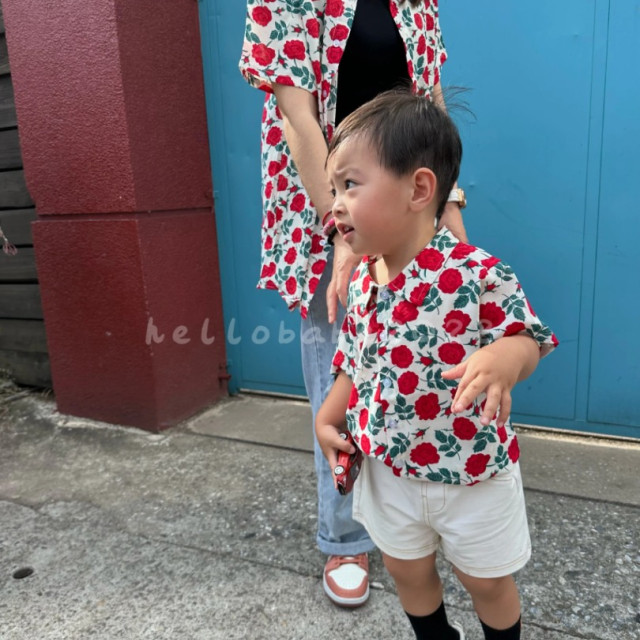 ꒰親子꒱ 正港男子漢獻上玫瑰花