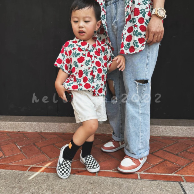 ꒰親子꒱ 正港男子漢獻上玫瑰花