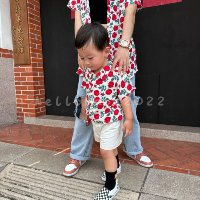 ꒰親子꒱ 正港男子漢獻上玫瑰花