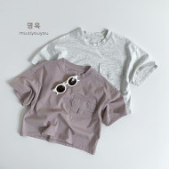 ꒰80-130cm꒱潮款口袋工裝TEE