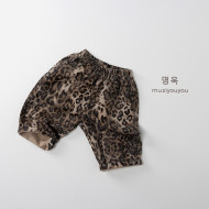 ꒰80-130cm꒱今年必搭豹紋休閒褲