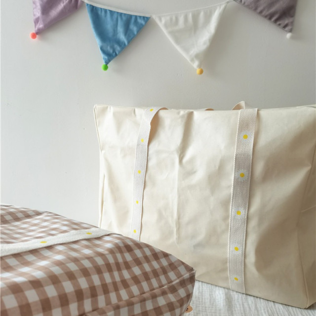 ꒰防潑水꒱ 浪漫小雛菊大容量睡墊收納袋