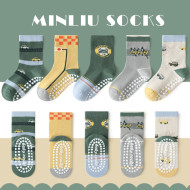 賽車出擊 止滑點膠童襪5入 / 組