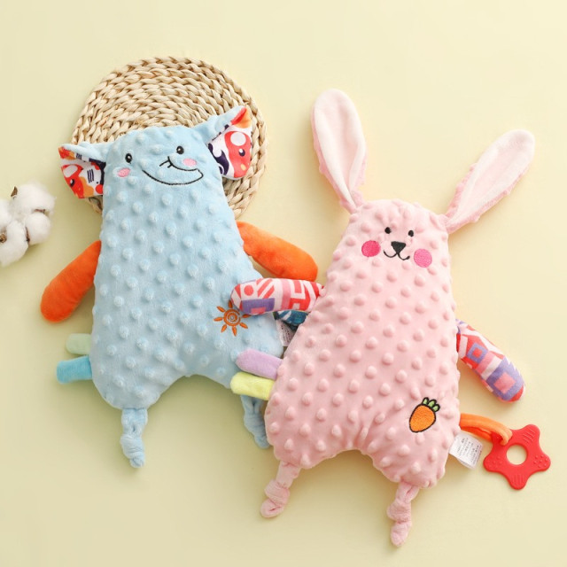 寶寶的豆豆絨安撫玩偶&安撫巾