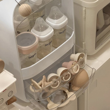 ꒰熱銷破百꒱ 質感奶瓶收納防塵箱