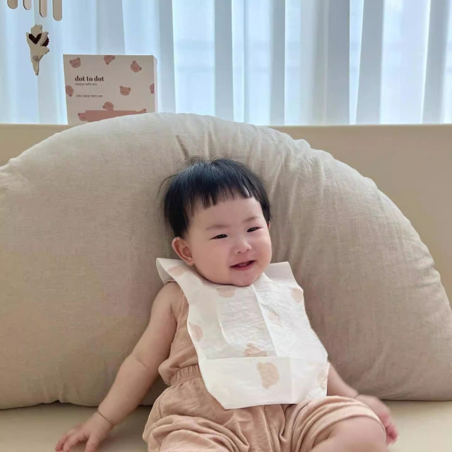 寶寶一次性小熊圍兜 20入/盒