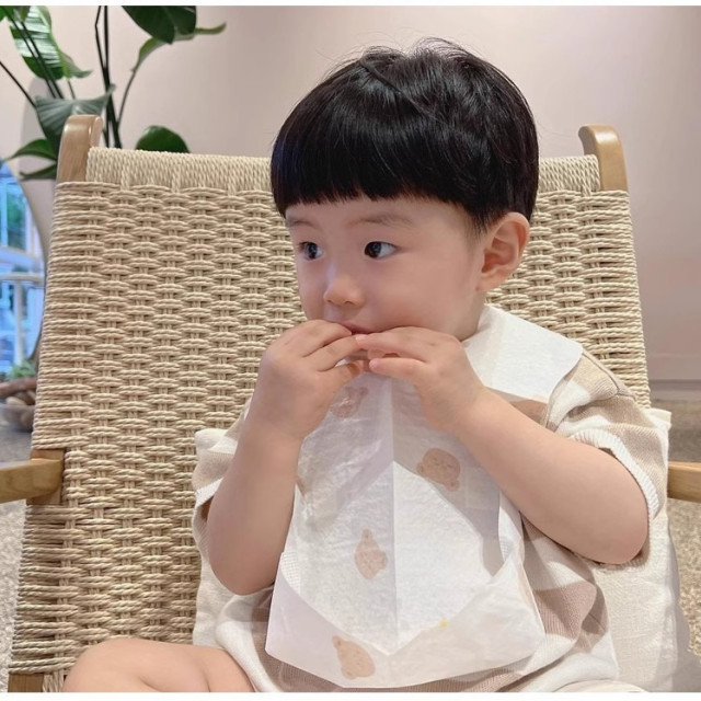 寶寶一次性小熊圍兜 20入/盒