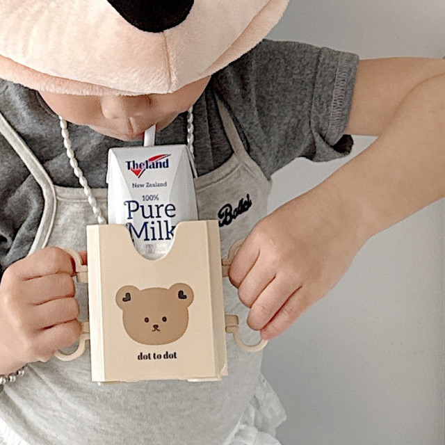 防擠壓兒童牛奶可調把手杯