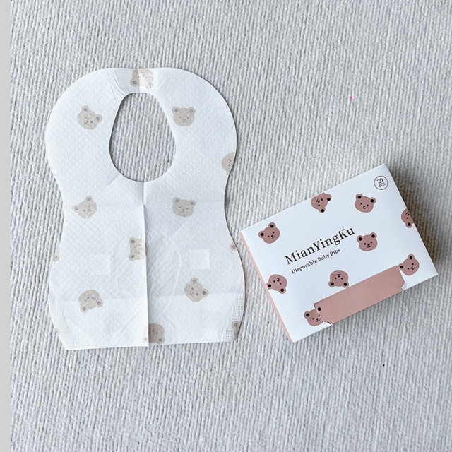 寶寶一次性小熊圍兜 20入/盒