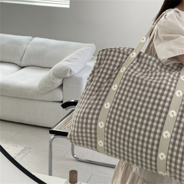 ꒰防潑水꒱ 浪漫小雛菊大容量睡墊收納袋