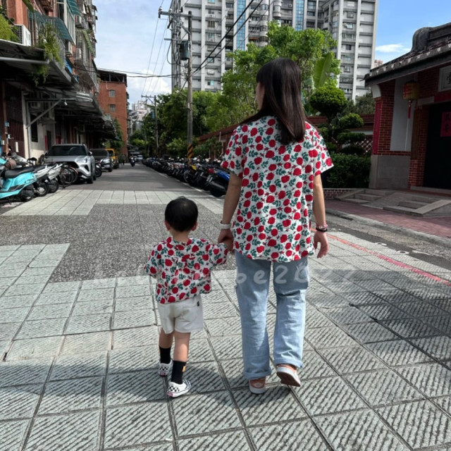 ꒰親子꒱ 正港男子漢獻上玫瑰花