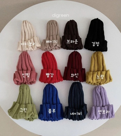 「現貨」正韓品牌溫暖繽紛毛帽 - 親子