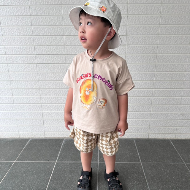 ꒰80-130cm꒱韓系菱形格短褲