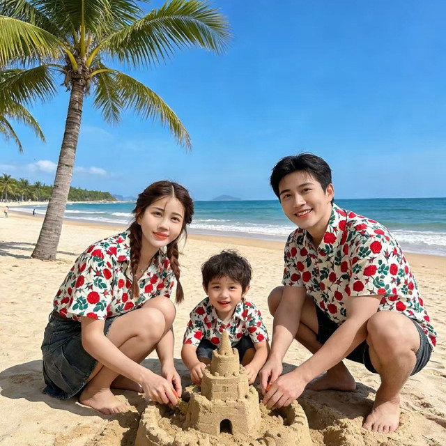 ꒰親子꒱ 正港男子漢獻上玫瑰花