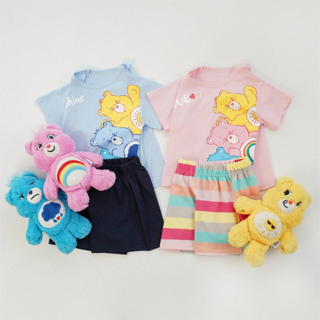 ꒰80-130cm꒱夏日彩虹熊兄妹套裝
