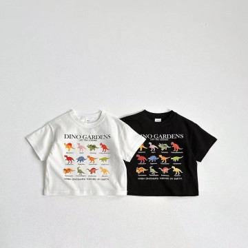꒰80-130cm꒱夏日恐龍圖鑑tee