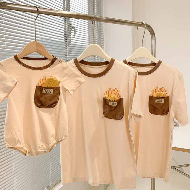 ꒰親子꒱夏日來包薯條TEE